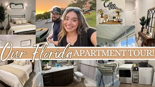 FLORIDA APARTMENT TOUR (Fully Furnished) #apartmenttour #orlandoapartments #firstapartment