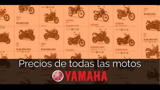 🟢Precio de TODAS las MOTOS YAMAHA modelo 2022 - 🤔 ¿y porque estos precios? 🤔