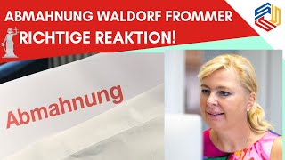 Abmahnung von Waldorf Frommer? Jetzt keinen Fehler machen! Rechtsanwalt Seiter, Delmenhorst erklärt