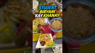 Student Biryani Kay Khanay.. #shorts #studentbiryani #ytshorts