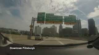 Princeton West Virginia to downtown Pittsburgh - timelapse