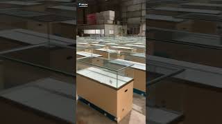 RECHI Store Fixture Furniture Factory Manufacture Illuminated Glass Mobile Phone Display Showcase