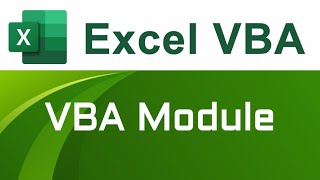 VBA Module  #excelvba #vbatutorial #vbabasics #vba #excelvbatutorial #excelvbaguide #vbamodule