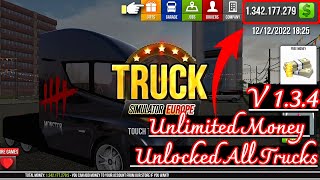 Truck Simulator Europe Mod APK v1.3.4 | Unlimited Money / All Trucks Unlocked