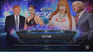 The Presidents Play WWE2K23...In A Tag Team Mixed Gender Match!!!