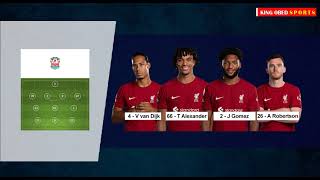 2022/23 English Premier League: Match Week 3: Manchester United vs Liverpool Football club