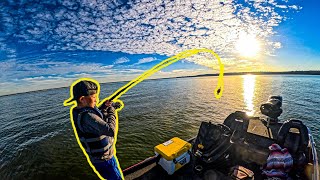 Head hunting for crappie,  Lake Waco