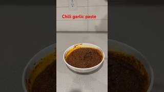 Chili Garlic Paste 😊 #shorts  #chiligarlicsauce