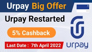 Urpay Big Offer 5% Cashback | Groceries & Cashback 5% All Supermarkets