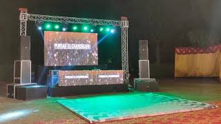 Single Side Dj Setup 2022 | Led Wall DJ Setup | Punjab DJ Chandigarh | Contact - 9872859951