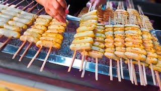 Amazing grilled banana - thai street food