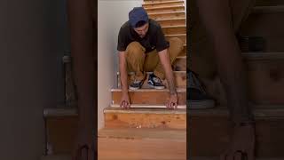 Ultimate stair transformation #woodwork