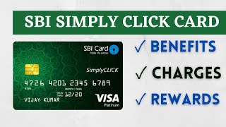 One of the best credit card for online uses Sbi Simply click card | review | benefits  @ZJFinance