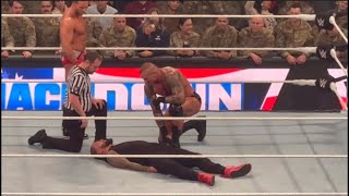 Jimmy Uso carried out after RKO by Randy Orton OFF AIR UNSEEN FOOTAGE!!