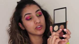 SUMMER FESTIVAL INSPIRED MAKEUP TUTORIAL- URBAN DECAY ELECTRIC PALETTE! | AnchalMUA