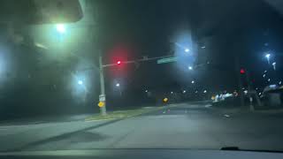 Flashing Traffic Signal Connecticut Ave and Independence Street (North)