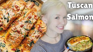 Tuscan Salmon | Cook & Eat With Me