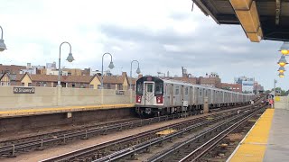 MTA Subway: 34th St-Hudson Yards bound R188 (7) entering 40 St-Lowery St