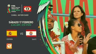 Canal 4 TCS | Mundial Fútbol Playa Emiratos Árabes Unidos 2024 España vs Tahití (Anuncio)