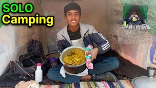 solo camping ll solo camping in uttarakhand ll camping in forest ll sbiniyal vlogs