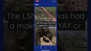 Our LSN: Swahili for HOAMis App makeover. What do you think Yay or Nay? HTTPS//learnswahilinow.com