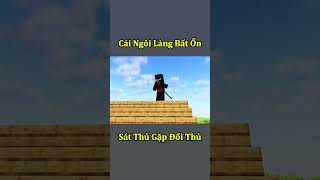 Cái Ngôi Làng Bất Ổn - Sát Thủ Gặp Herobrine 🤣 #shorts