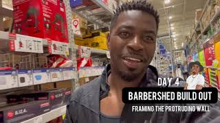 BARBERSHED Build Out Day 4 (the REALDay 4) (Timelapse) | CJ The Barber Prodigy