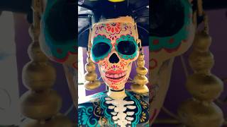 Was it SCARY? #shortsvideo #halloween #skeleton #mexicanart #skullart #southoftheborder #spooky