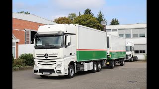 2017 Mercedes Benz Actros 2545 Thermo King Kühlung mit Schmitz Anhängerals  Zug bei Yourtrucks