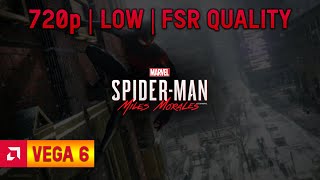 Vega 6 | Ryzen 5 4500U - Spider-Man: Miles Morales