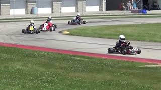 2024 New Castle Motorsports Park - Yamaha Masters Vintage Kart Race #2