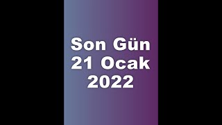 Son gün 21 Ocak 2022 - Bu dersleri seçelim