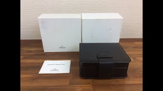 Omega Watch Box +Booklet + Free Post