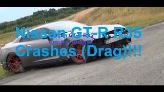 GT-R R35 Crashes!!!