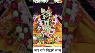 जय श्री राधे कृष्णा जी 🙏 #trending #bankebiharitemplevrindavan #yutubeshorts #harekrishna #faith #up