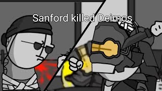 Sanford killed Deimos because he confused him with an engineer (a parody of  Rexdal)