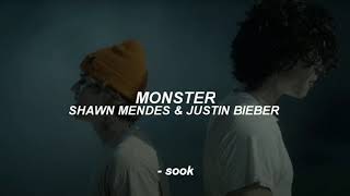 Shawn Mendes, Justin Bieber - Monster. (Letra en español)