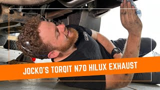 Torqit N70 Hilux Exhaust Before And After With Jocko