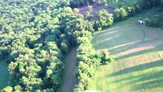 Flying over Warren Ma.