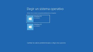 Como quitar selección de Sistema Operativo en Windows