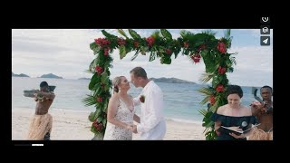 Mana island fiji wedding - Bjorn + Kate wedding first dance on mana island fiji