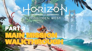 Horizon Forbidden West [PS5] Main Mission Walkthrough | Part 3 | No Man's Land & Jagged Deep Outpost