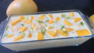 Mango sago drink with 400ml milk  || Mango sago dessert || summer special dessert ||