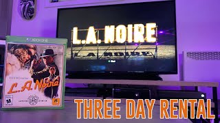 I rented L.A. Noire in 2023