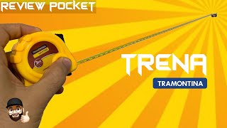 NÃO FIQUE SEM MEDIR NADA DENTRO DE CASA | TRENA TRAMONTINA MASTER 3M | REVIEW POCKET | TECHNONERD