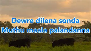 Dewre dilena without voice - Janaka Wickramasinghe karaoke - Best sound srilankan karaoke in english