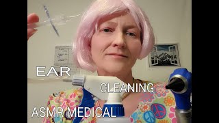 ASMR EAR CLEANING & IRRIGATION [REAL MEDICAL TOOLS] ROLE-PLAY