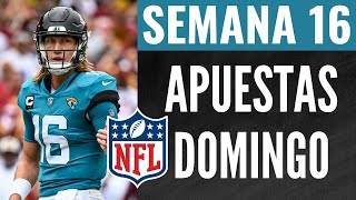 Las Mejores Apuestas del DOMINGO Semana 16 de la NFL