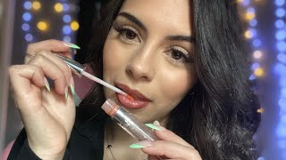 Asmr Eating & Applying Edible Lipgloss💄💋