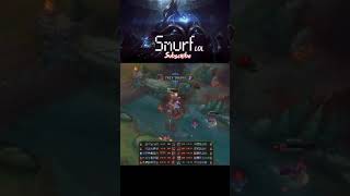 Aatrox QuadraKill 1vs4 #shorts #LoL